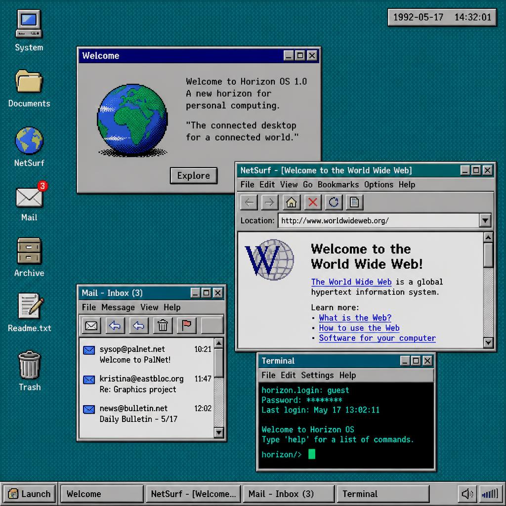 HORIZON OS 1.0 — my fake operating system